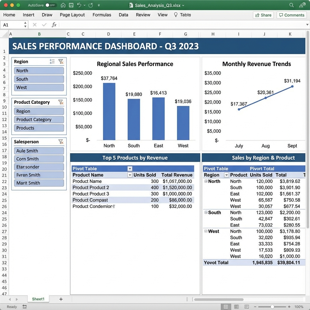 Sales Data Analysis Dashboard