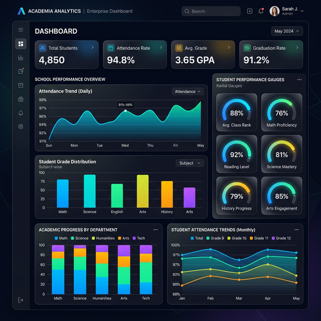 School Analytics Pro Dashboard
